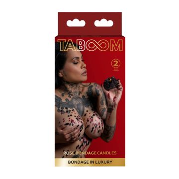 BDSM Kaarsen Rose Japanese Drip - 2 stuks