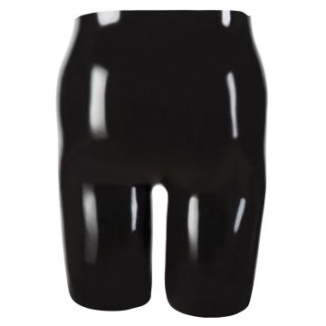 Latex Short Met Penissleeve - Zwart