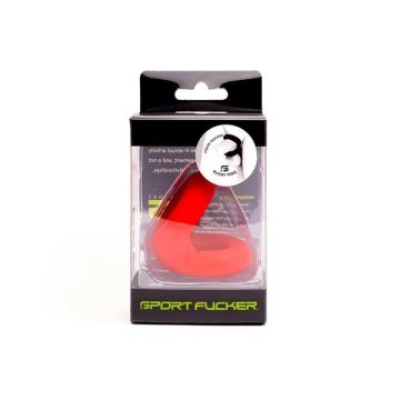 Liquid Silicone Rugby Ring - Rood