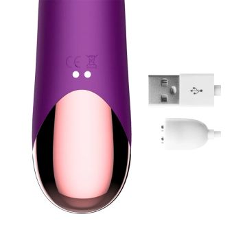 Sendel Rabbit Vibrator met Kralenring - Paars