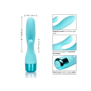 Rabbit Vibrator Eden Lover - Blauw (OP=OP)