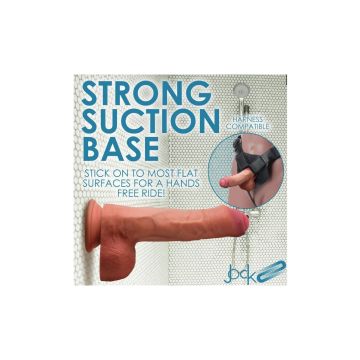 Silicone Dildo met Voorhuid - 22 cm