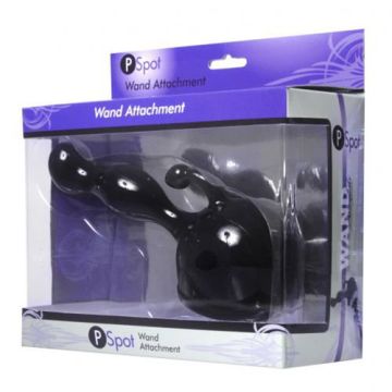 Wand Essentials P-Spot Wand Vibrator Opzetstuk voor Mannen - Zwart