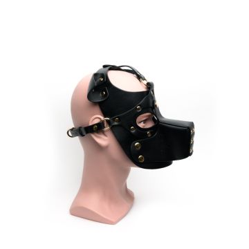 Masker Bondage Pup Hood All Black