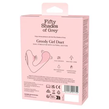 Greedy Girl Duet Dubbele Stimulator - Fifty Shades of Grey