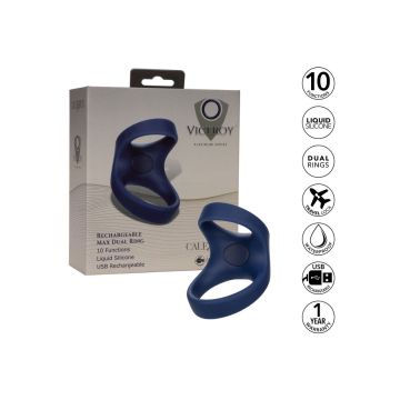Dual Cockring Rechargeable Max