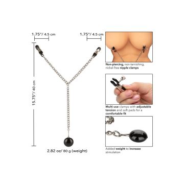 Tepelklemmen met Gewicht en Lange Ketting