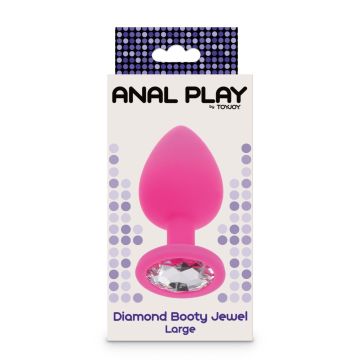 Buttplug Diamond Booty Jewel Large - Roze