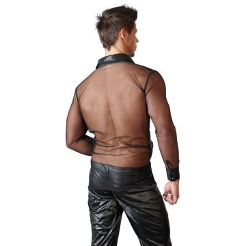 Doorzichtig Herenshirt