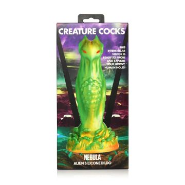 Monster Dildo Nebula Alien - Groen