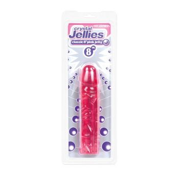 Roze Crystal Jellies Classic dildo