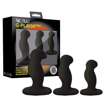 Nexus - G-Play Trio Plus Unisex Vibrator S/M/L Zwart