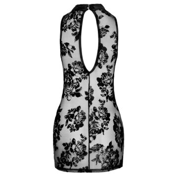 Noir Handmade Mouwloze Korte Jurk - Zwart