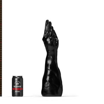 All Black Steroid Fisting Dildo Backstroke Zwart - 44 cm