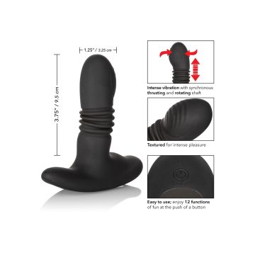Stotende Prostaat Vibrator Eclipse - Zwart