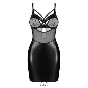 Obsessive Negligé met String Set Dominna - Zwart