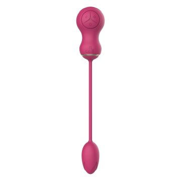 Flexibele Dual Stimulator met Vibrerend Ei - Roze