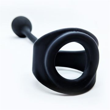 Thunder Plug Asslock + Cockring - Zwart