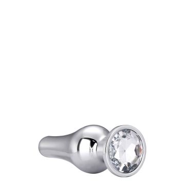 Buttplug Gleaming Love Zilver - Medium