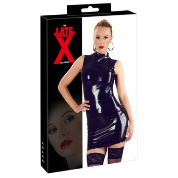 Little Black Latex Dress
