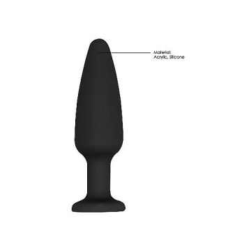 Conische Buttplug met Diamant