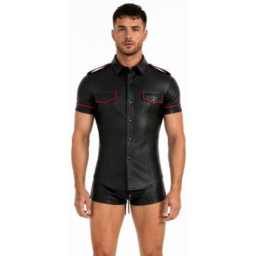 MisterMitch Leren Shirt - Rood
