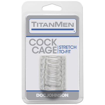 TitanMen - Flexibele cock cage - Transparant