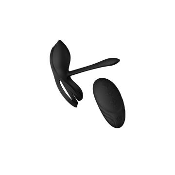 Zalo Bayek Cockring Vibrator met Afstandsbediening - Zwart