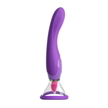 Likkende Vagina Zuiger - Paars