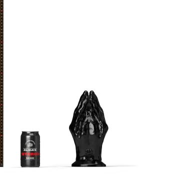 All Black Steroid Fisting Dildo Hail Mary Zwart - 23 cm