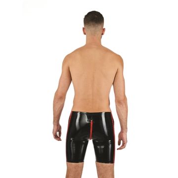 Rubber Fucker Shorts Mister B - Zwart/rood