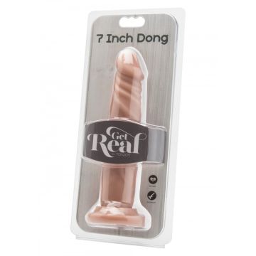 Realistische Dildo met Zuignap - 18 cm Huidskleur