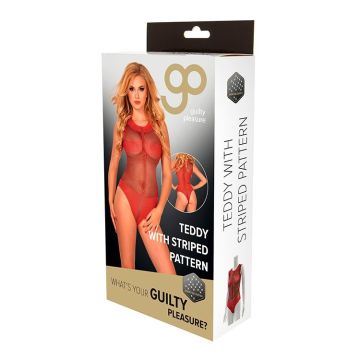 GP Datex Printed Teddy - Rood