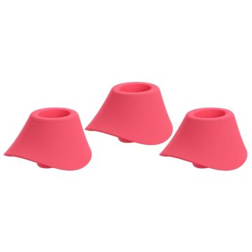 3 Licht Roze Vervangingsdoppen - Womanizer BLEND