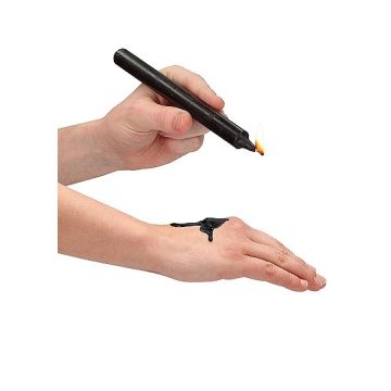 SM Kaarsen Large 4-Pack - Zwart