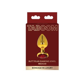Buttplug With Diamond Jewel L