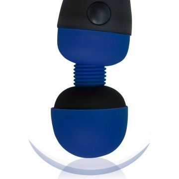 Oplaadbare Wand Vibrator Palmpower - Blauw