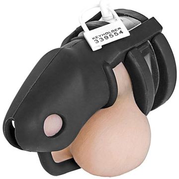 Sados Shadow Locking Siliconen Kuisheidskooi voor Mannen