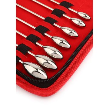 Dilator Set Mr. Steel Rosebud Urethral Sounds 13 stuks