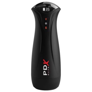 PDX Elite Zuigende Masturbator Fuck-Gasm - Zwart
