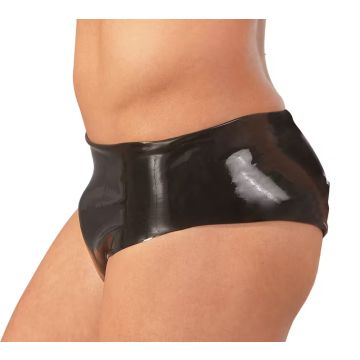 Latex Slip Met Dildo - M/L
