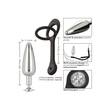Slim Buttplug met Cockring Star Fucker