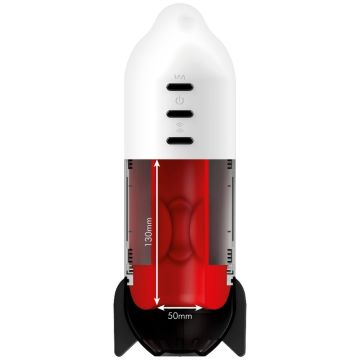 Masturbator Rocket JAMYJOB Zachte compressie- en vibratietechnologie