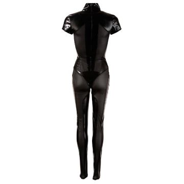 Zwarte Catsuit Met Ritsen