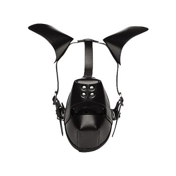 Puppy Play masker met ballgag