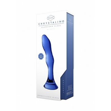 Glazen Dildo  Galant - Blauw