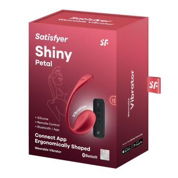 Satisfyer Shiny Petal Connect App - Rood