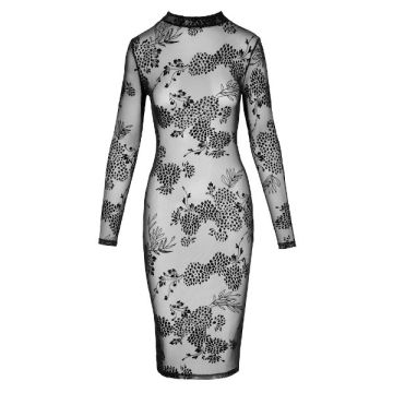Velvet Floral Powernet Jurkje