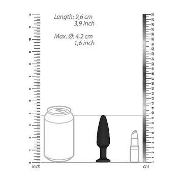 Conische Buttplug met Diamant