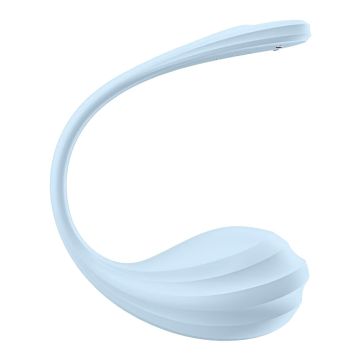 Satisfyer Smooth Petal Connect App Vibrerend Ei - Blauw